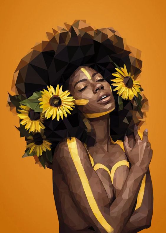 Sunflower Woman by Verena Tapper